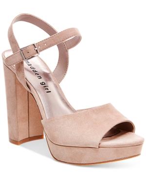 Madden Girl Sharpe Block-heel Platform Sandals Women's Shoes