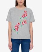 Embroidered Short-sleeve Sweatshirt, Only At Macy's