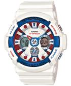 G-shock Men's Analog-digital White Resin Strap Watch 55x51mm Ga120tr-7a