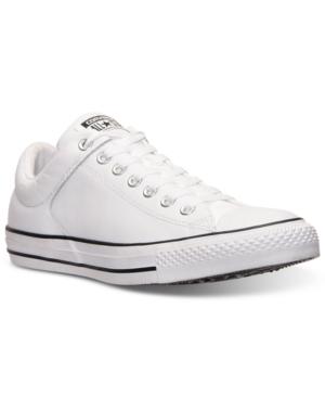 Converse Men's Chuck Taylor High Street Leather Casual Sneakers From Finish Line