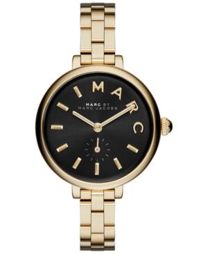 Marc By Marc Jacobs Women's Sally Gold-tone Stainless Steel Bracelet Watch 36mm Mj3454