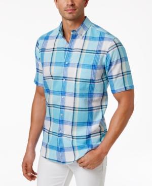 Club Room Men's Langley Plaid Shirt, Only At Macy's