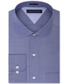 Tommy Hilfiger Classic-fit Easy Care Indigo Solid Dress Shirt