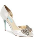 Blue By Betsey Johnson Gown Evening Pumps
