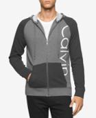 Calvin Klein Jeans Men's Full-zip Logo Hoodie