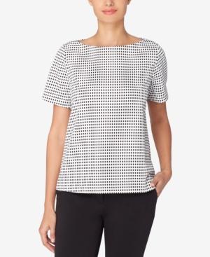Catherine Catherine Malandrino Printed Jacquard Top