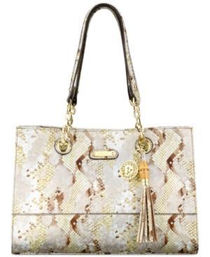 Anne Klein Coast Is Clear Small Chain Tote