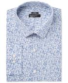 Bar Iii Men's Slim-fit Stretch Max Blue Dandy Floral Dress Shirt, Only At Macy's