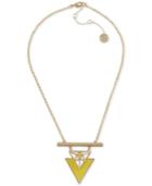 French Connection Gold-tone Geometric Necklace