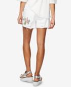 Rachel Rachel Roy Embroidered Ripped Shorts, Only At Macy's
