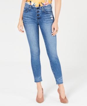 Flying Monkey Ripped Button-fly Jeans