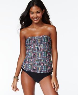 Hula Honey Printed Bandeau One-piece Swimsuit Women's Swimsuit