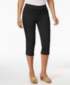 Jm Collection Petite Pull-on Capri Pants, Created For Macy's