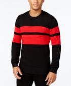 Sean John Men's Double Stripe Sweater