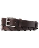 Polo Ralph Lauren Men's Woven Leather Belt