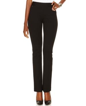 Inc International Concepts Pull-on Straight-leg Pants, Created For Macy's