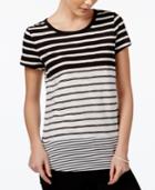 Maison Jules Striped Short-sleeve T-shirt, Only At Macy's