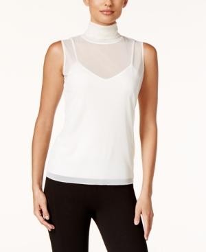Calvin Klein Mock-turtleneck Shell