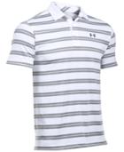 Under Armour Men's Groove Striped Golf Polo