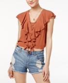 American Rag Ruffled Crop Top, Only At Macy's