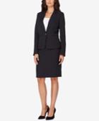 Tahari Asl Pinstripe Skirt Suit