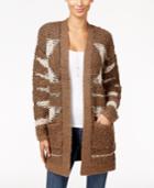 Inc International Concepts Textured Duster Cardigan, Only At Macy's