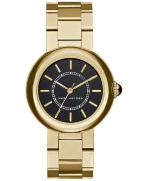 Marc Jacobs Women's Courtney Gold-tone Stainless Steel Bracelet Watch 34mm Mj3468