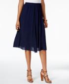 Ny Collection Pull-on A-line Skirt