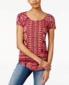 Lucky Brand Cotton Printed T-shirt