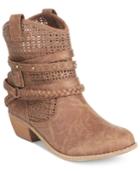 Not Rated Vanoora Perforated Ankle Booties Women's Shoes