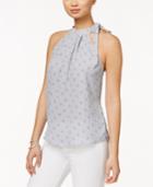 Maison Jules Printed Halter Shell, Only At Macy's