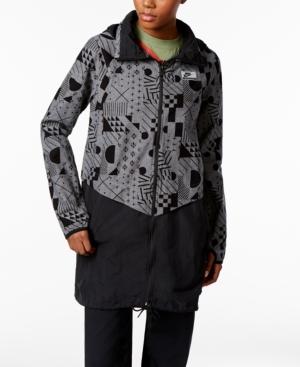 Nike International Cotton Printed Long Jacket