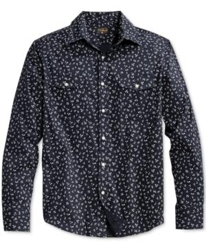 Level 10 Men's Floral Printed Woven Button-front Shirt