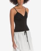 Max Studio London Cinch-tie Spaghetti-strap Top, Created For Macy's