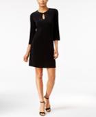 Calvin Klein Embellished Keyhole Dress