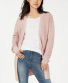 Planet Gold Juniors' Lace-up Open-front Cardigan