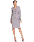Kasper Petite Skirt, Melange Pencil