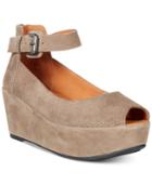 Gentle Souls By Kenneth Cole Nyssa Platform Wedge Sandals Women's Shoes