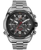 Bulova Men's Chronograph Precisionist Stainless Steel Bracelet Watch 48mm 98b227