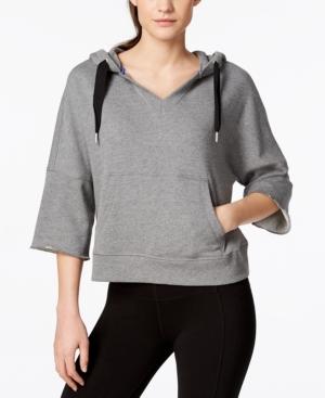 Calvin Klein Performance 3/4-sleeve Relaxed Hoodie