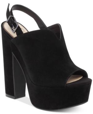 Jessica Simpson Rel Slingback Block-heel Platform Sandals Women's Shoes