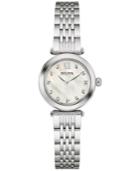Bulova Women's Diamond Accent Stainless Steel Bracelet Watch 24mm 96p167