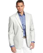 Tasso Elba Island Solid Linen 2-button Blazer, Only At Macy's