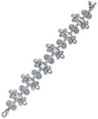 Givenchy Silver-tone Multi-crystal Link Bracelet