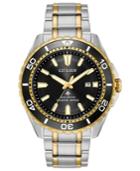 Citizen Eco-drive Men's Promaster Diver Two-tone Stainless Steel Bracelet Watch 44mm