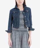 Max Studio London Cropped Denim Jacket