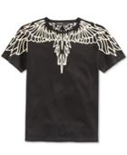 Hudson Nyc Men's Embroidered Wings T-shirt