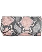Inc International Concepts Blakke Snake-embossed Trifold Wallet, Created For Macy's