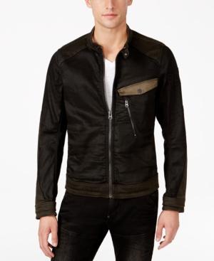 G-star Raw Men's Revend Pm 3d Slim-fit Colorblocked Denim Jacket