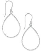 Giani Bernini Open Teardrop Earrings In Sterling Silver
